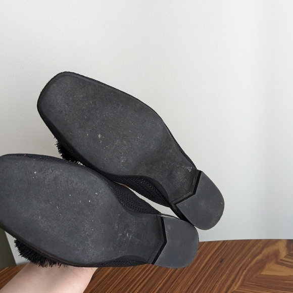 Wishbone tassel mules black size 8M s2 - Picture 10 of 11